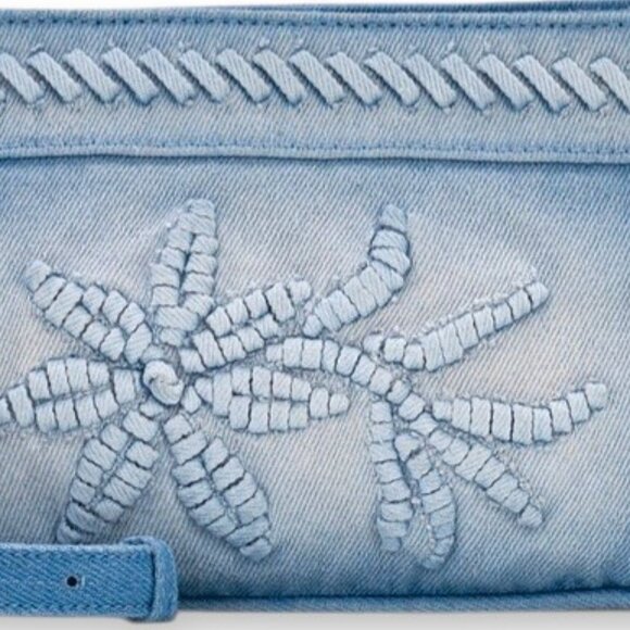 Patricia Nash Nova "Lacing Denim" Crossbody - NWT - Picture 5 of 7